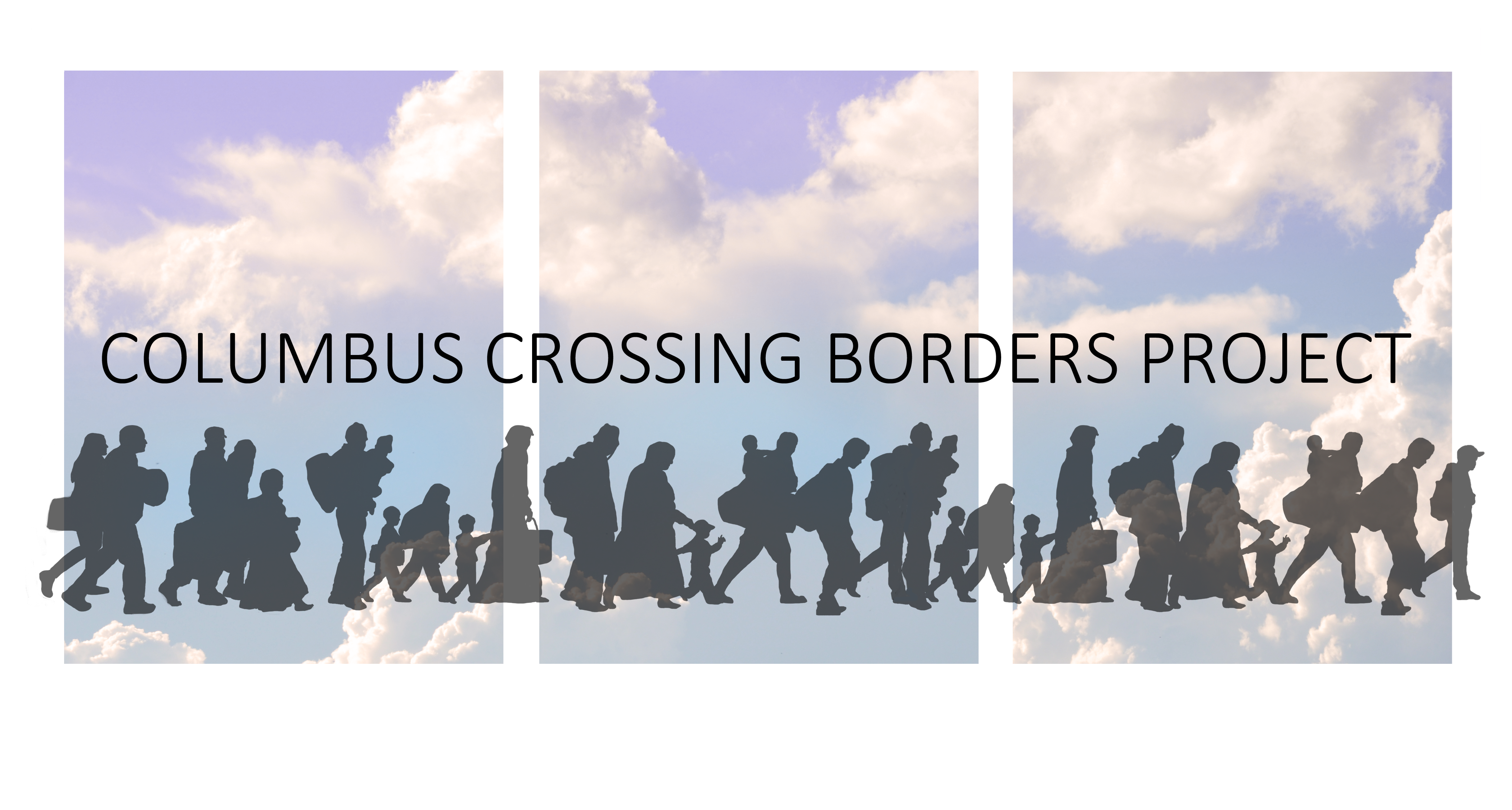 The Columbus Crossing Borders Project - The Columbus Crossing Borders Project</i> is an art exhibit and documentary film created to inspire critical thinking, compassion and support for the millions of people who have been forced to flee their homes due to war, climate,
                        violence and persecution. The art exhibit contains 34 refugee-themed paintings that cross borders and connect with one another. The documentary film provides a visual journey of this art exhibit alongside first-person accounts
                        shared by refugees who have made the United States their home. Both the exhibit and film have touched the hearts of thousands while being seen in galleries, schools, community centers and theatres across the United States.